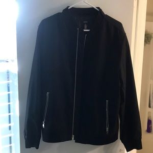 Alfani Black Zip-Up Jacket (Size M)